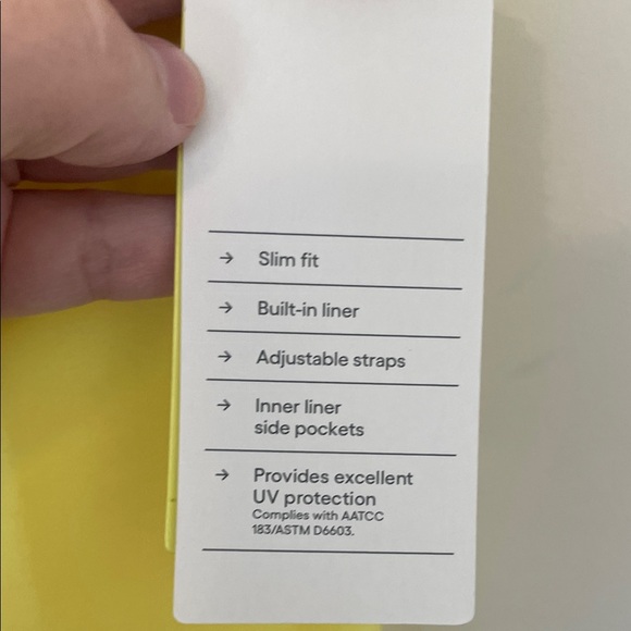 All in Motion Flex Strappy Active Dress Lemon Yellow size Medium NWT - Picture 3 of 8